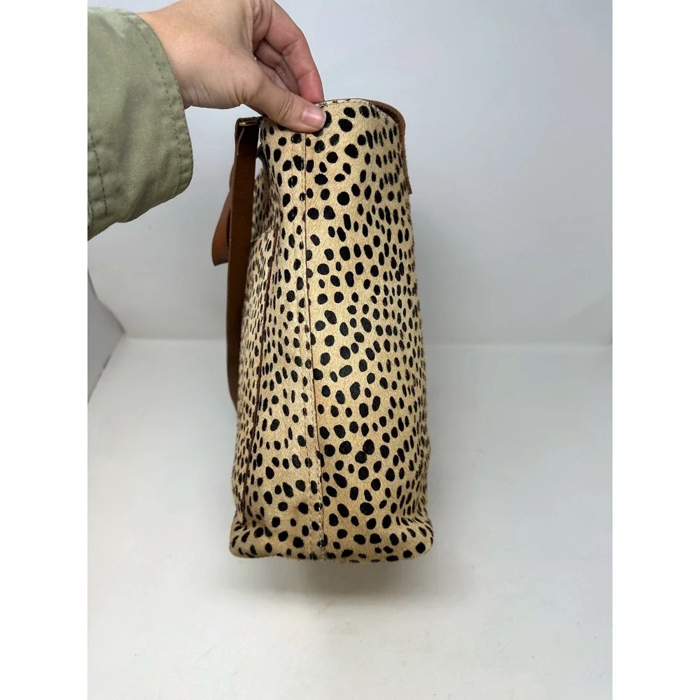 Madewell The Medium Transport Tote Printed Calf Hair Edition